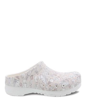 Sabots Dansko Kane Shells Molded Femme Blanche | FR 574FDN